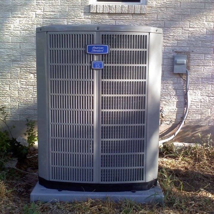 American Standard air unit outdoors