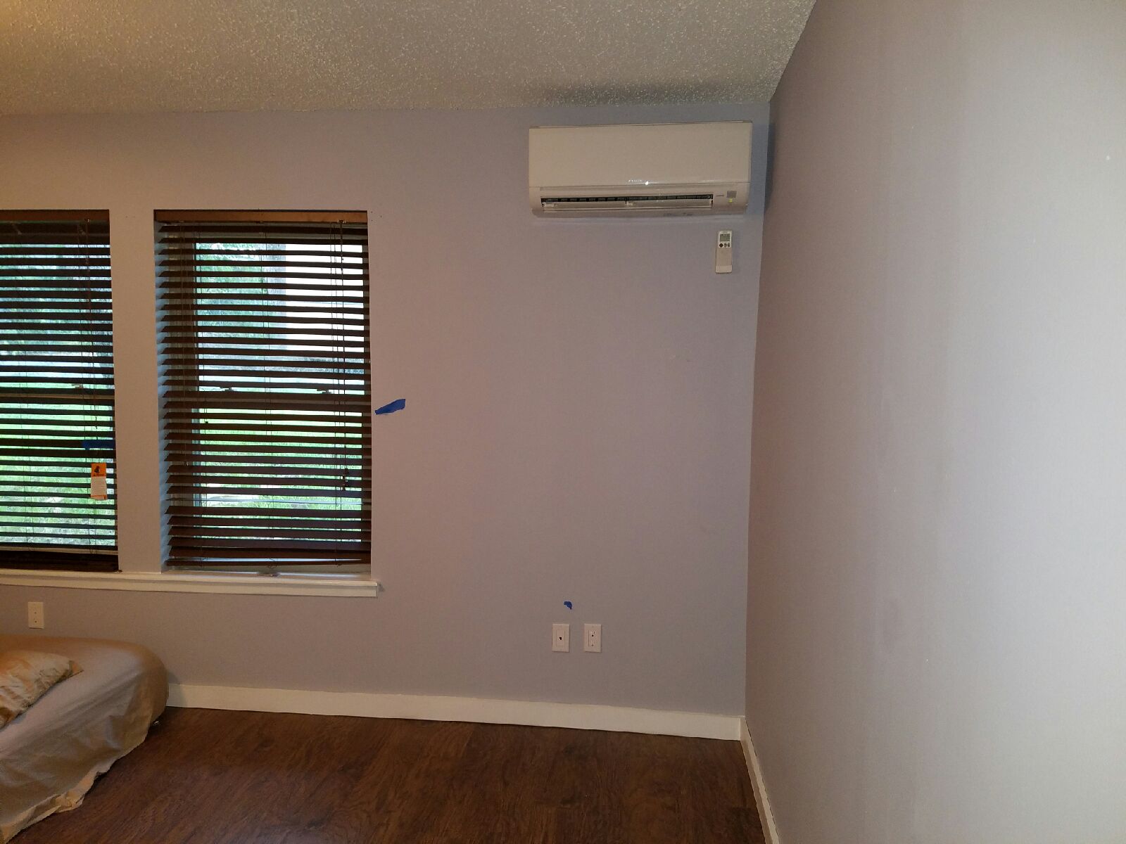 Interior home ductless mini split air conditioner